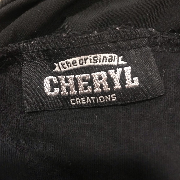 Deep V plunging black bodysuit leotard open back - Picture 5 of 8